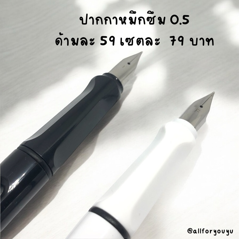 ปากกาหมึกซึมสำหรับคัดตัวอักษรหัว0.5 ปากกาคัดอักษรคัดสวยได้ทุกภาษา