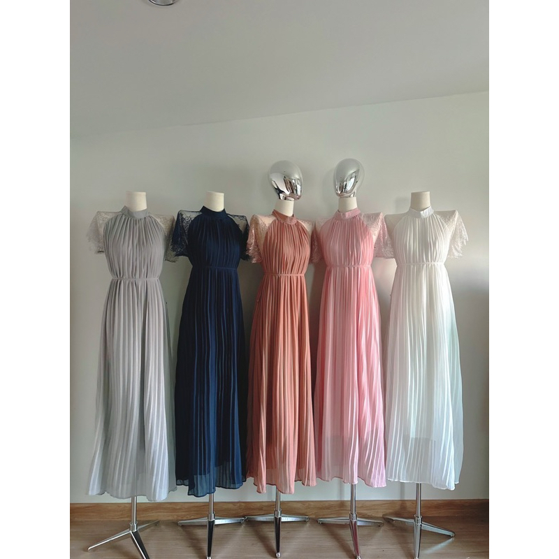 AURORA CHIFFON PLEAT DEESS
