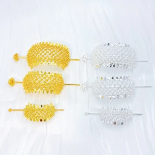 รัดเกล้าดอกพิกุล S/M/L เครื่องประดับผมสำหรับเด็กและผู้ใหญ่ มี 3 ขนาดสวมใส่ประดับชุดไทย ลอยกระทง