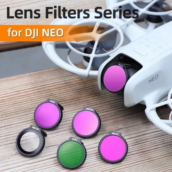 Sunnylife DJI NEO Lens Filters MCUV Filters ND16 ND32 ND64 CPL Optical Filters Accessories