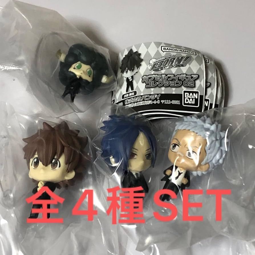 BANDAI Hitman REBORN! Capsule Figure Collection 01 02 Gashapon Reborn Vol. 1 2 กาชาปอง รีบอร์น!