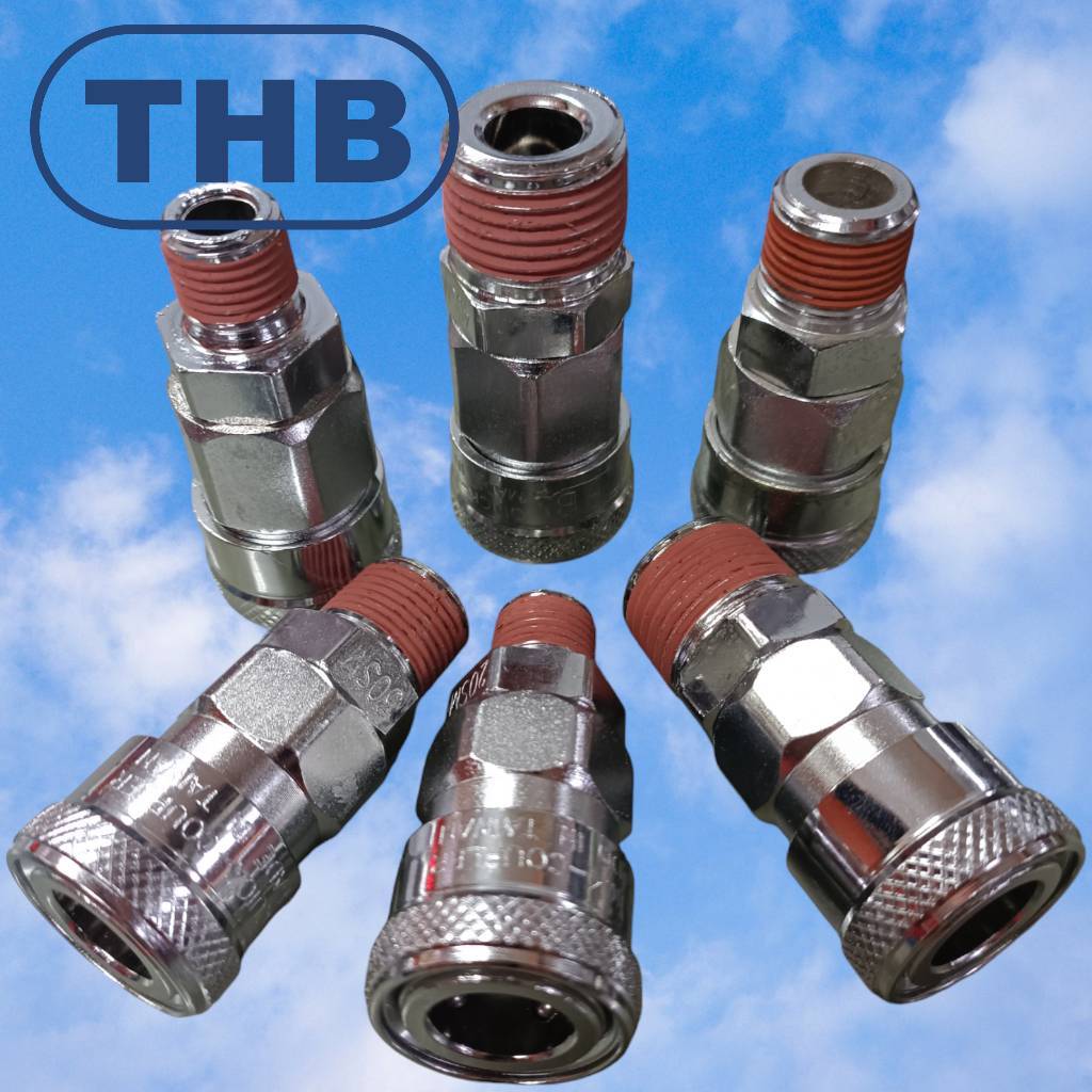 THB คอปเปอร์เกลียวนอก SMA ขนาด(1/4,3/8,1/2หุน) TWO TOUCH 2 จังหวะ MADE IN TAIWAN