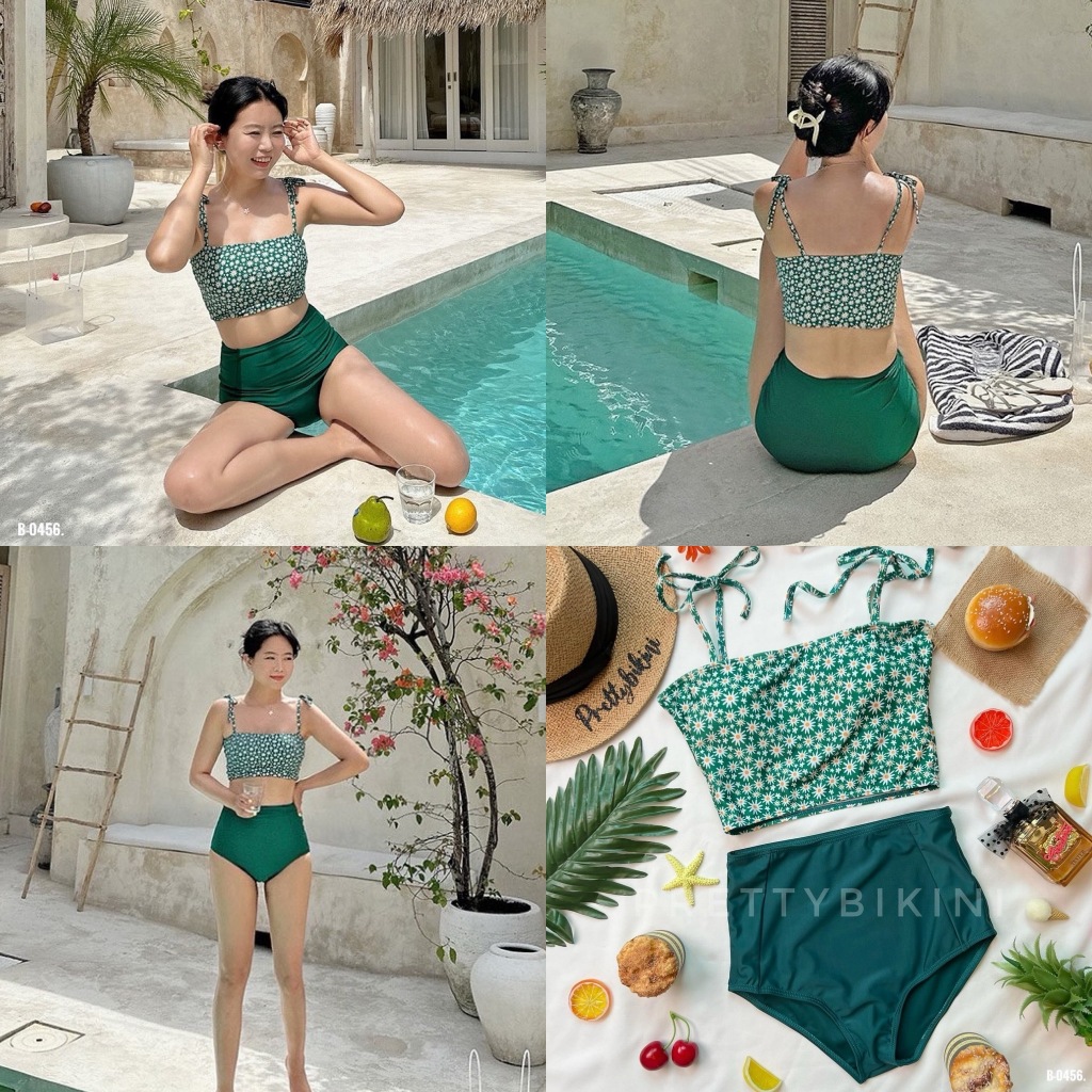 B-0456 Two Pieces little daisy ดอกเล็กๆน่ารักสดใสมากๆเลยค่ะ
