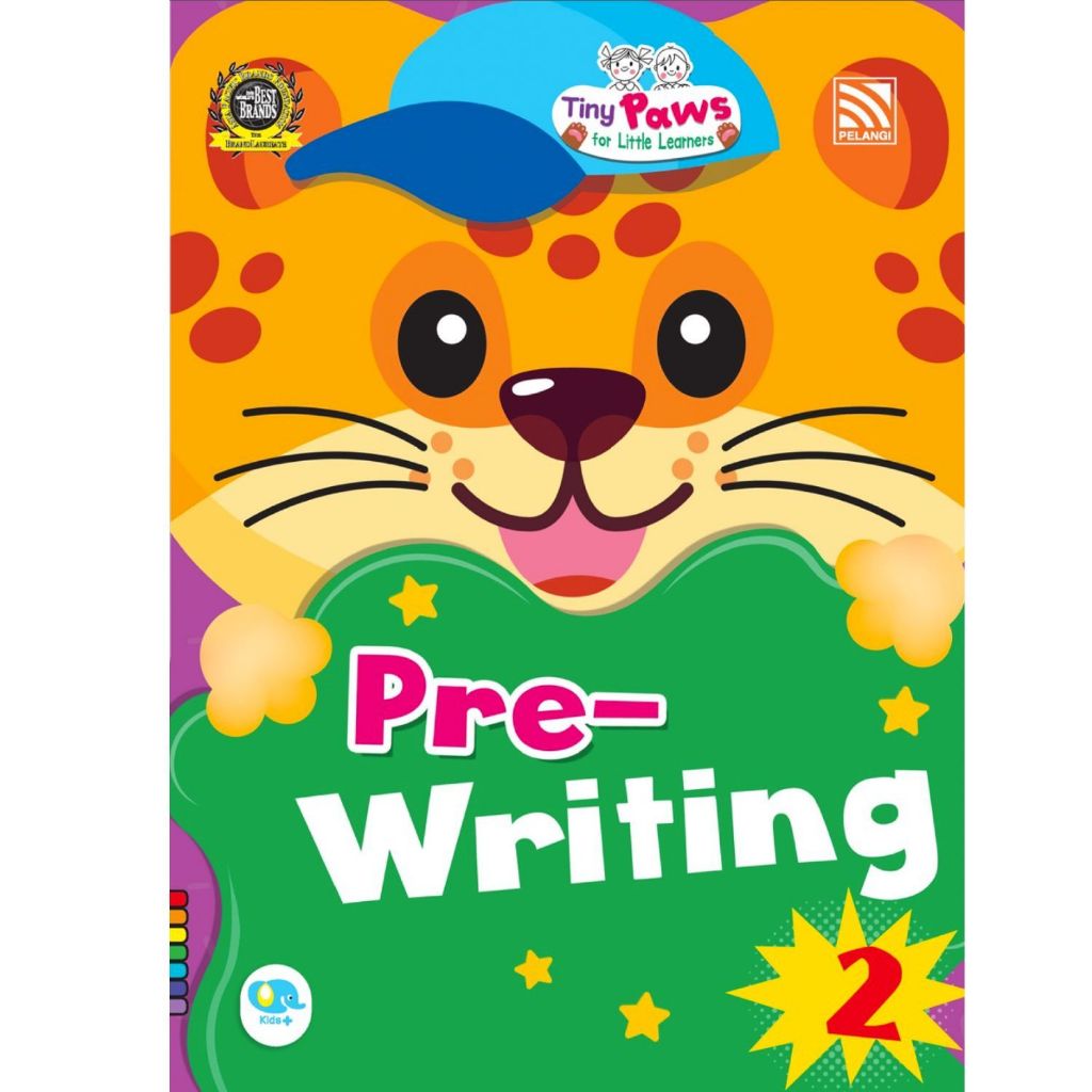 หนังสือเรียนเตรียมอนุบาล Tiny Paws Pre-Writing Book 2 Pelangithai