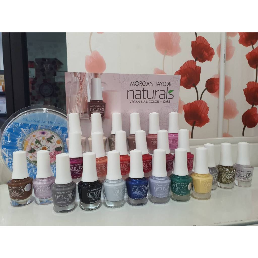 เซตสีธรรมดาทาเล็บMorgan Taylor🇺🇲 Naturals collection 24ขวดVEGAN Nail Lacquer ไม่ต้องอบ ของแท้จากUSA