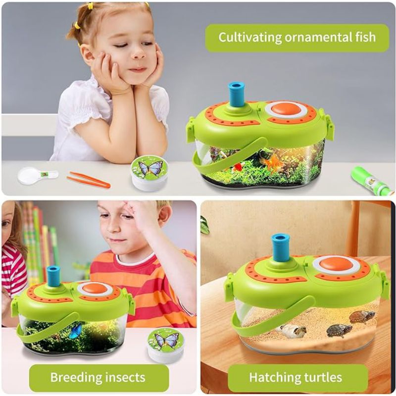 🏅Kids learning🏅ของเล่นวิทยาศาสตร์ Multifunctional Breeding Carbin กล้องส่องแมลง เรียนรู้ธรรมชาติ