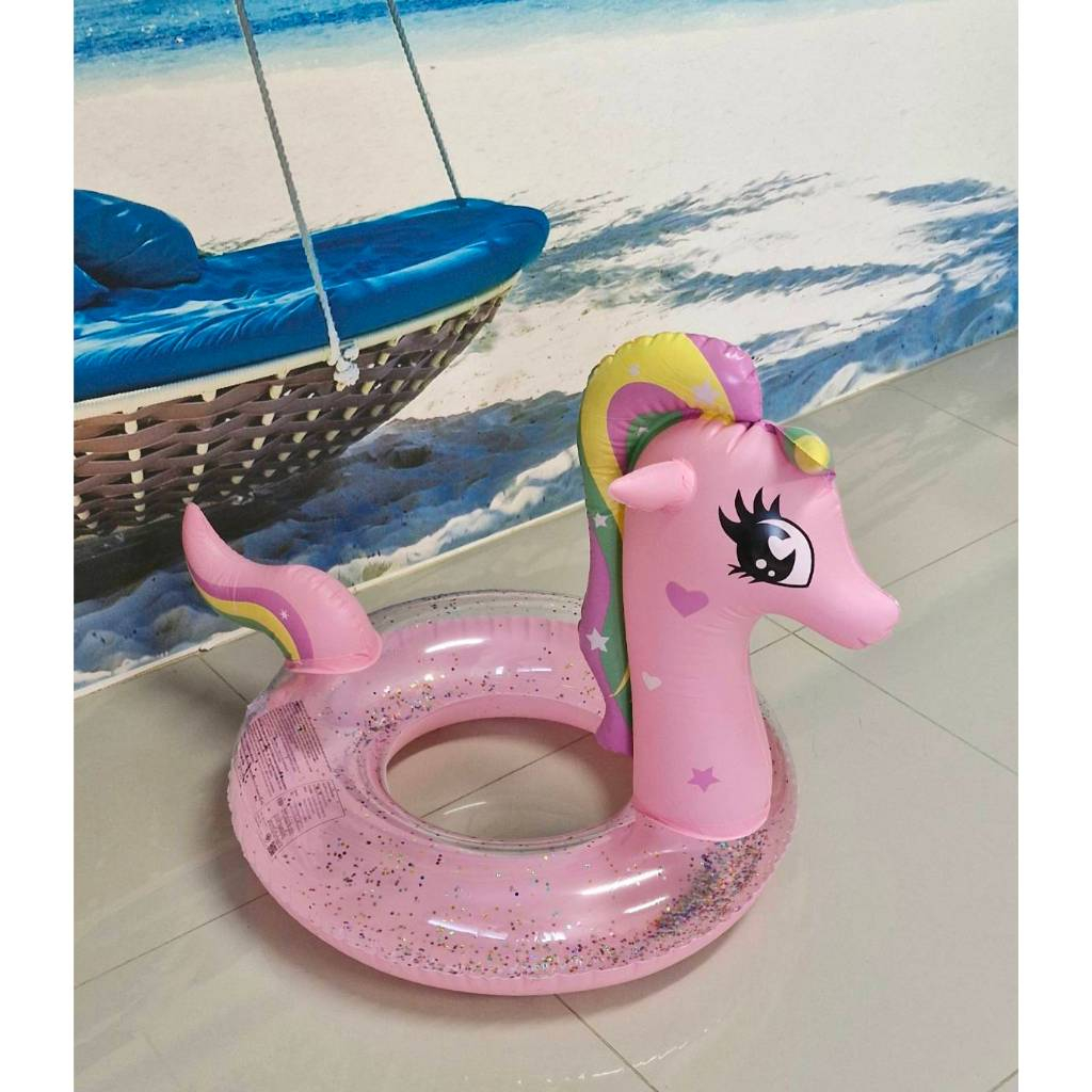 Sainteve  ห่วงยางเป่าลม โพนี่วิ้งๆ สีชมพู
