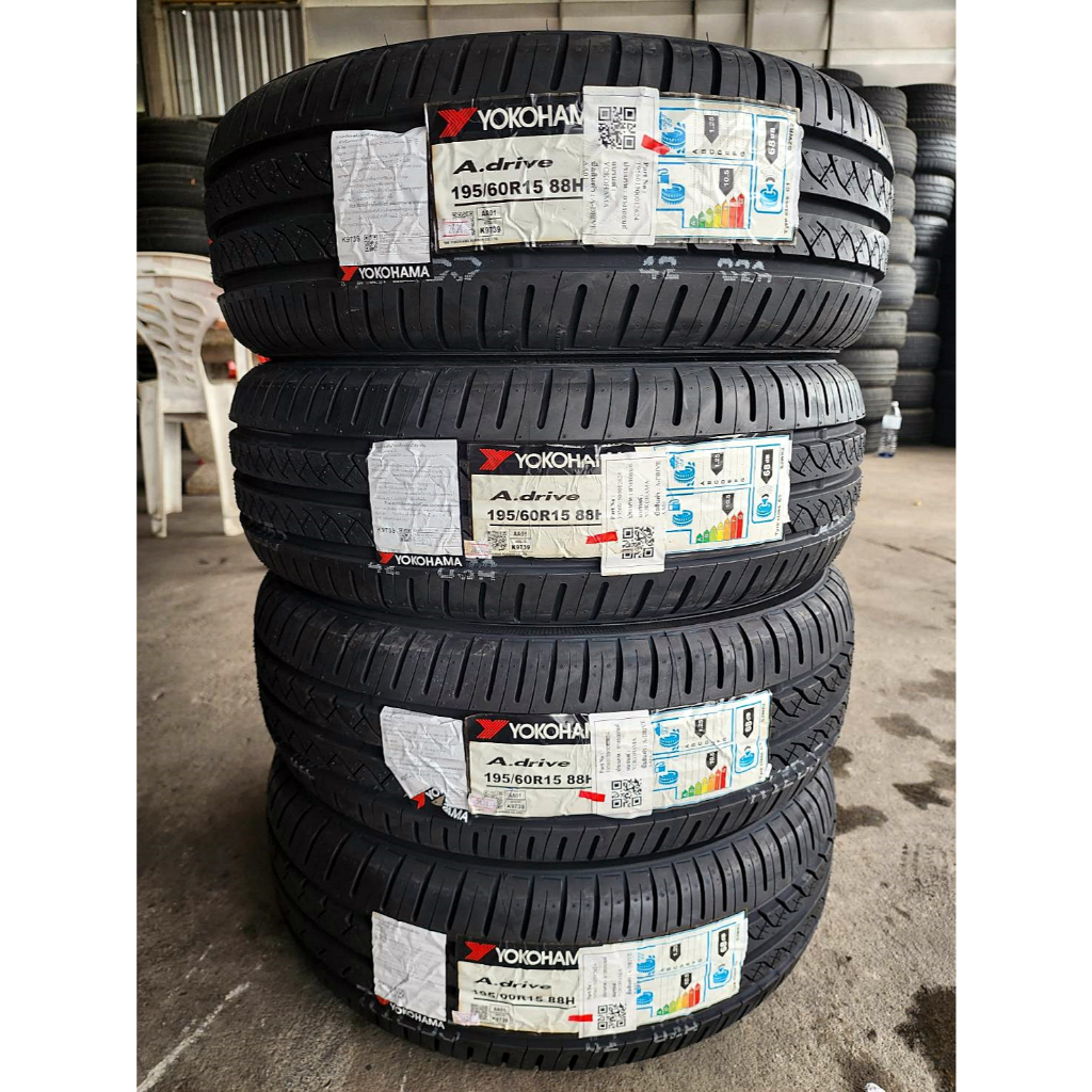 🔴 ยาง "#โยโกฮามา" Yokohama A.Drive AA01 195/60R15 *** ยางใหม่ ปี 24 ***