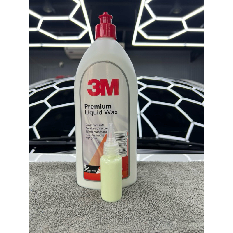 3M Premium Liquid wax(พรีเมี่ยมลิควิดแว็ค) Higloss ขนาด 30ml แบ่งจากขวดใหญ่
