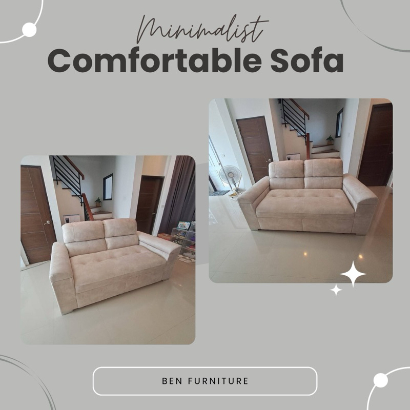 Sofa Bad รุ่น Minimal กว้าง 2 เมตร ผ้านาโนฮอลแลนด์