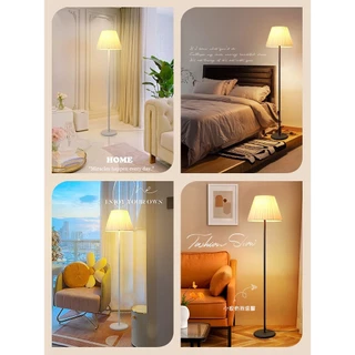 โคมไฟตั้งพื้น โคมไฟอ่านหนังสือ LED ปรับแสงได้ 3 สี หรี่แสงได้ ไฟแต่งห้องนอน สไตล์ทันสมัยเรียบง่าย