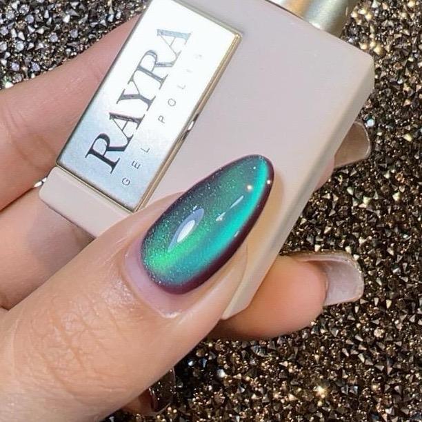 สีเจล  Rayra premium gel 1 color 2เหลือบ พร้อมชาร์จ RL09