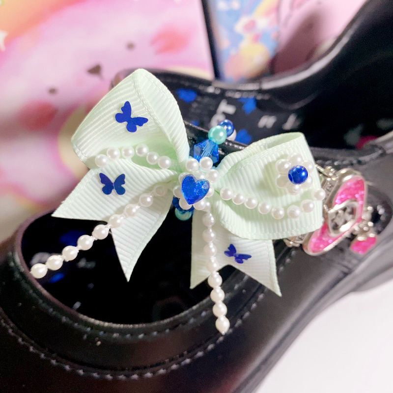｡✿*ﾟ Shoe strap ･✿.｡ สายรัดรองเท้า cute princess bow V.2 | Chanis Store