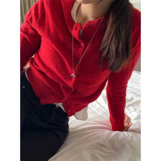 A.piece สร้อย [Brass] Melting long necklace