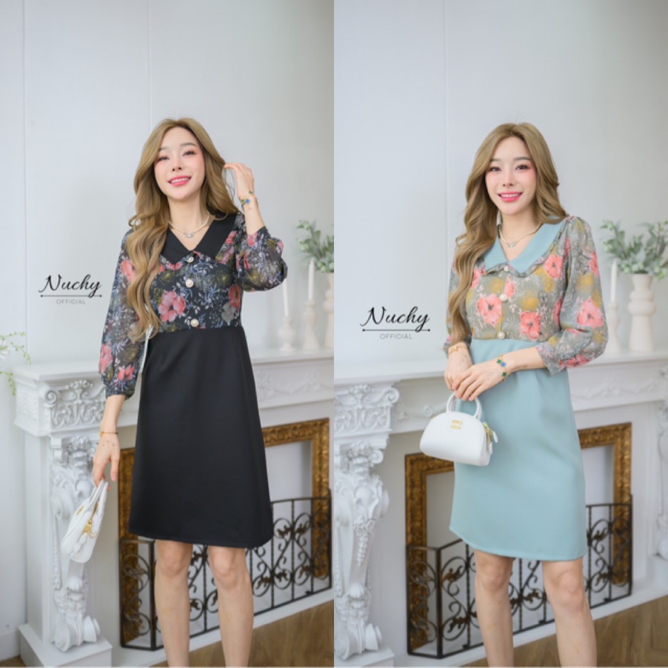Dress By Papid เดรสทำงาน เดรสแฟชั่น รหัส501