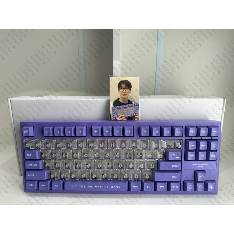 พร้อมส่ง [WONWOO] Love Packed Keyboard [คีย์บอร์ดออกแบบโดยวอนอู Seventeen]
