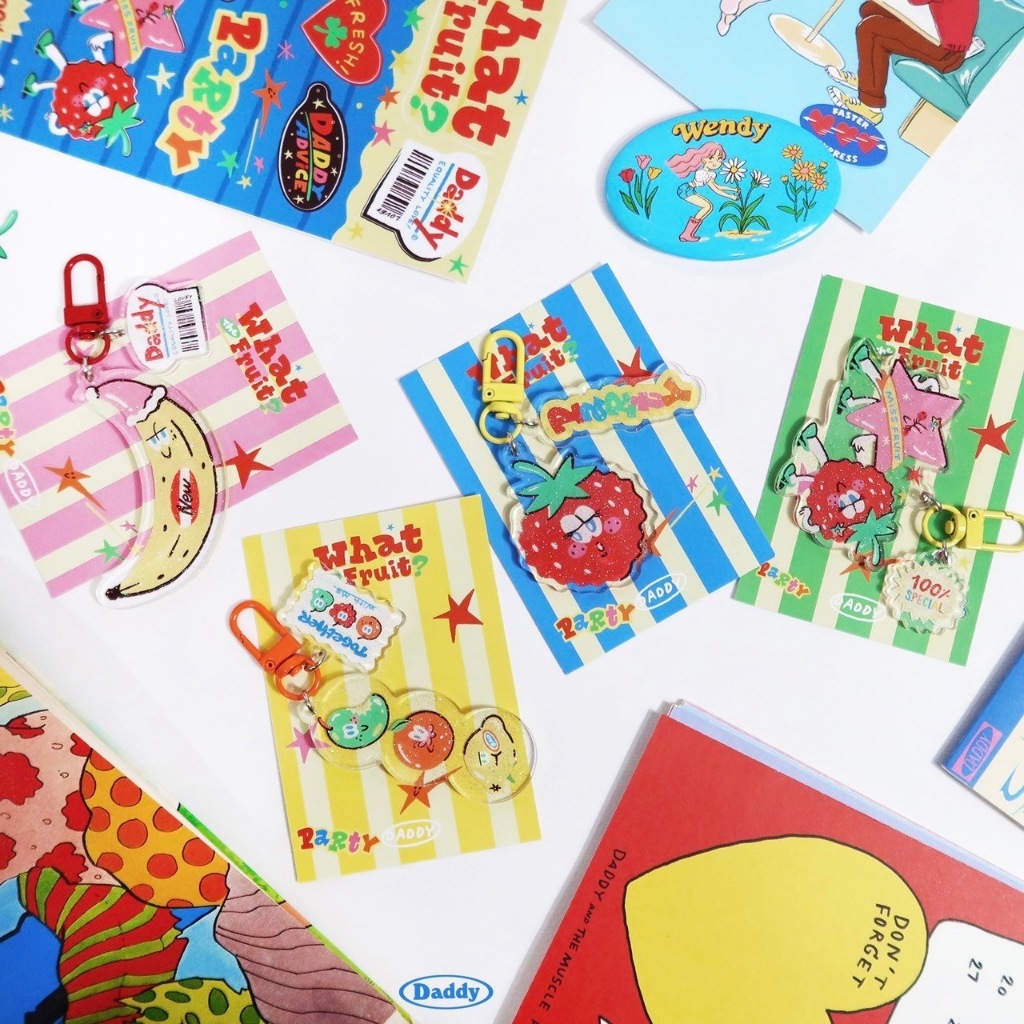 DADDY | What The Fruit Keychain พวงกุญแจลายผลไม้ สุดน่ารัก ราคา ถูกที่สุด ดีลบีเคเค แกลเลอรีภาพที่ 7