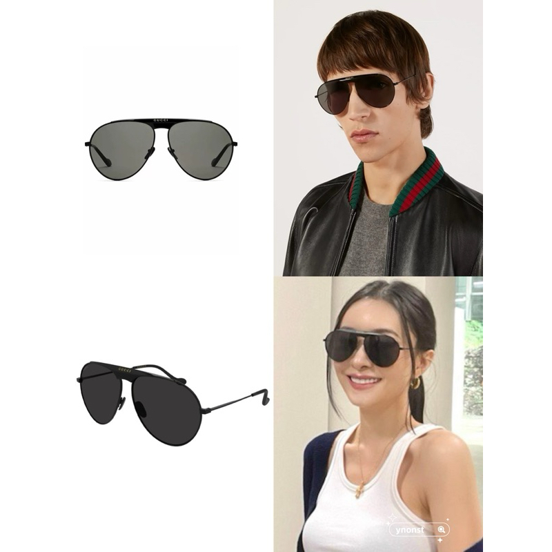 💯  ของแท้ แว่นกันแดด GUCCI Pilot Men