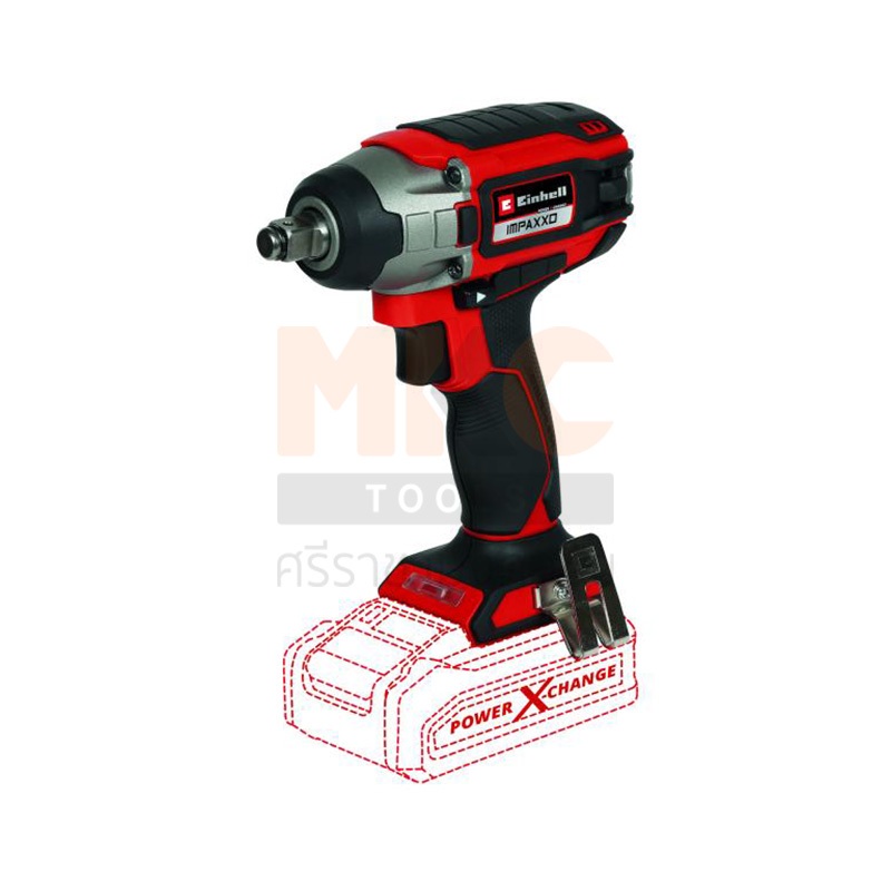 EINHELL สว่านไขควงอิมแพคไร้สาย 18V IMPAXXO 18/230 (เฉพาะเครื่อง)