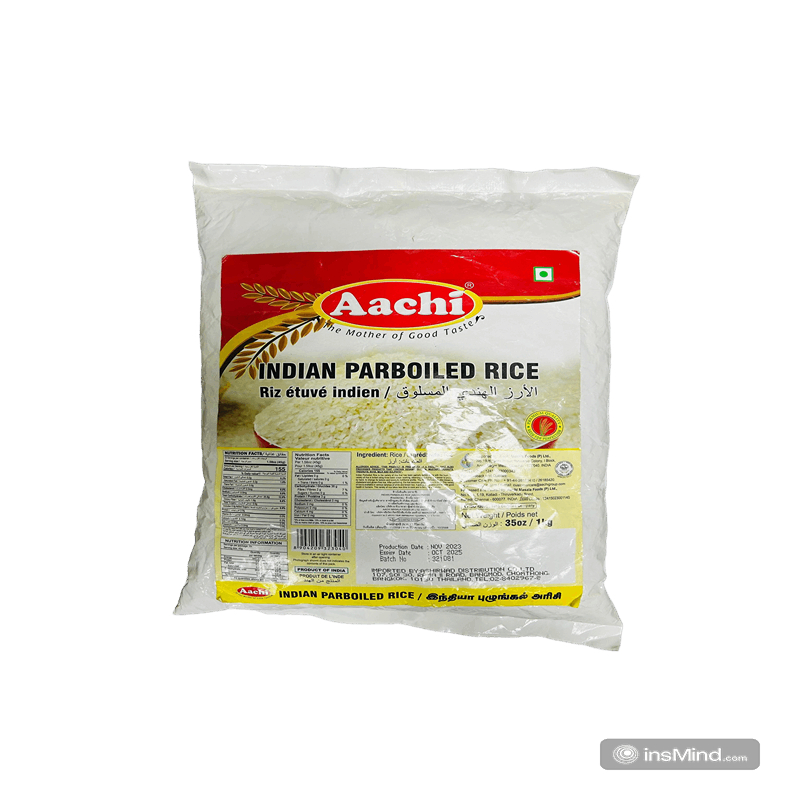 Aachi Indian Parboiled Rice (Ponni Boiled Rice) 1kg