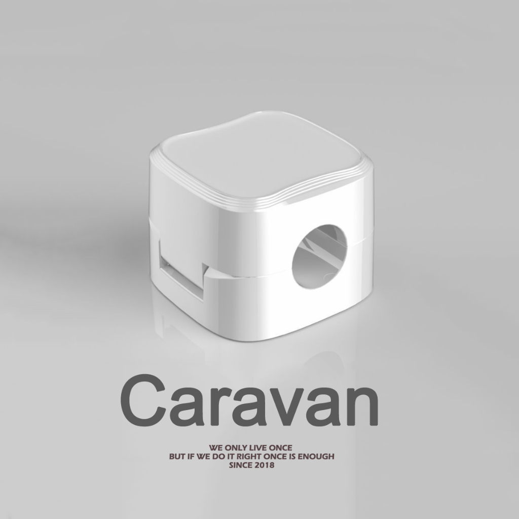 Caravan Crew (3ชิ้น) Wire Organizer ที่เก็บสายไฟ ที่จัดระเบียบสายเคเบิล ซิลิโคนนิ่ม คลิปหนีบสายเคเบิล เมาส์