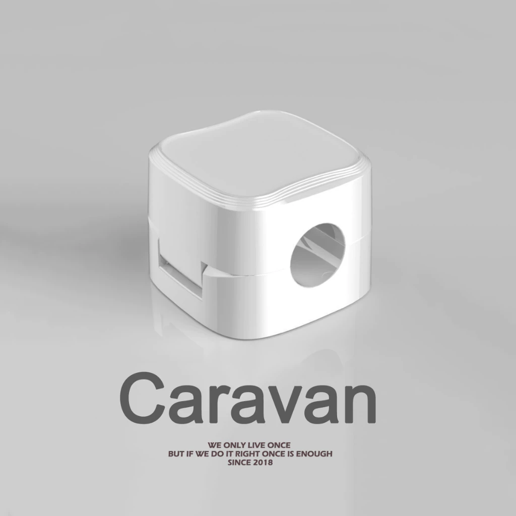 Caravan Crew (3ชิ้น) Wire Organizer ที่เก็บสายไฟ ที่จัดระเบียบสายเคเบิล ซิลิโคนนิ่ม คลิปหนีบสายเคเบิล เมาส์
