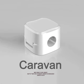 Caravan Crew (3ชิ้น) Wire Organizer ที่เก็บสายไฟ ที่จัดระเบียบสายเคเบิล ซิลิโคนนิ่ม คลิปหนีบสายเคเบิล เมาส์