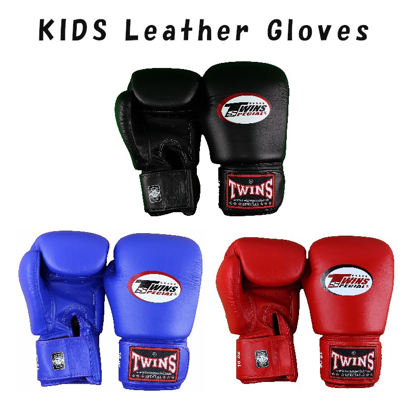 Twins Special Real Leather Boxing Gloves Kids Series, BGVL3