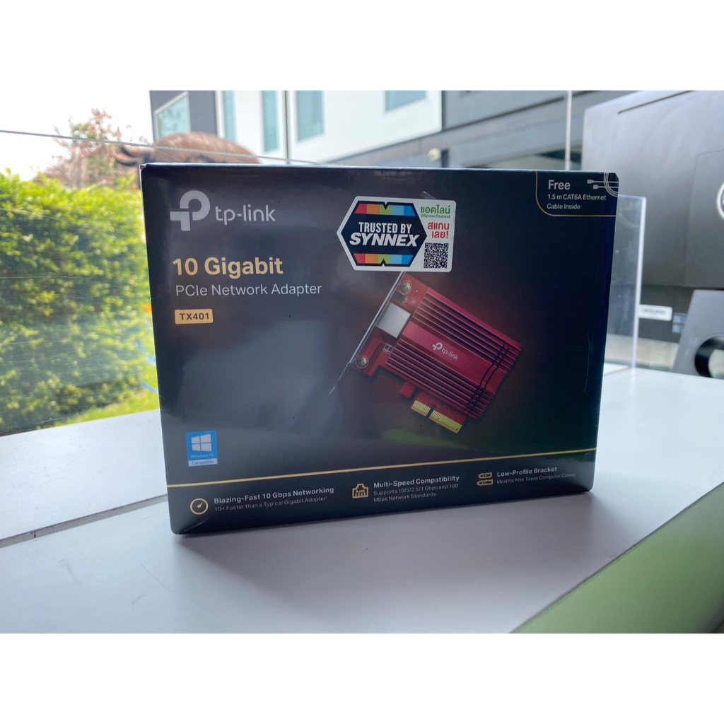 ของใหม่ LAN CARD (การ์ดแลน) TP-LINK TX-401 10 GIGABIT PCI EXPRESS