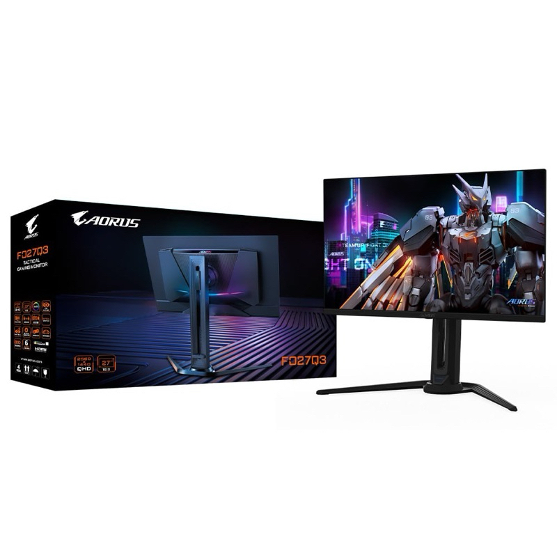 จอมอนิเตอร์(มือสองประกันเต็ม3ปี) Aorus FO27Q3 (QDOLED)27” 2K 360Hz 0.03ms