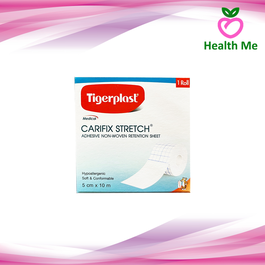 Tigerplast Carifix Strech แผ่นติดแผล ชนิดผ้าใยสังเคราะห์