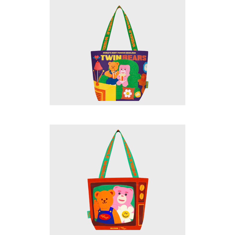 ✅ ขายดี Wiggle Wiggle x Bellygom Reusable Shopper Bag S กระเป๋าช้อปปิ้ง