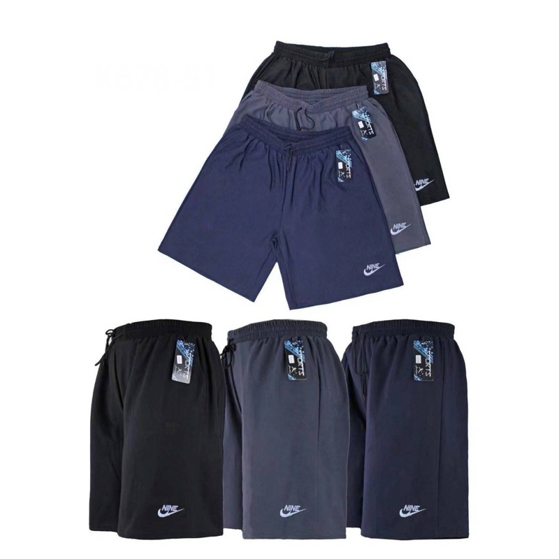 กางเกงวอมขาสั้นไซส์จัมโบ้ 150+ K678