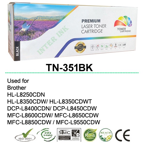 ตลับหมึก Brother TN-351 (สีดำ) Compatible