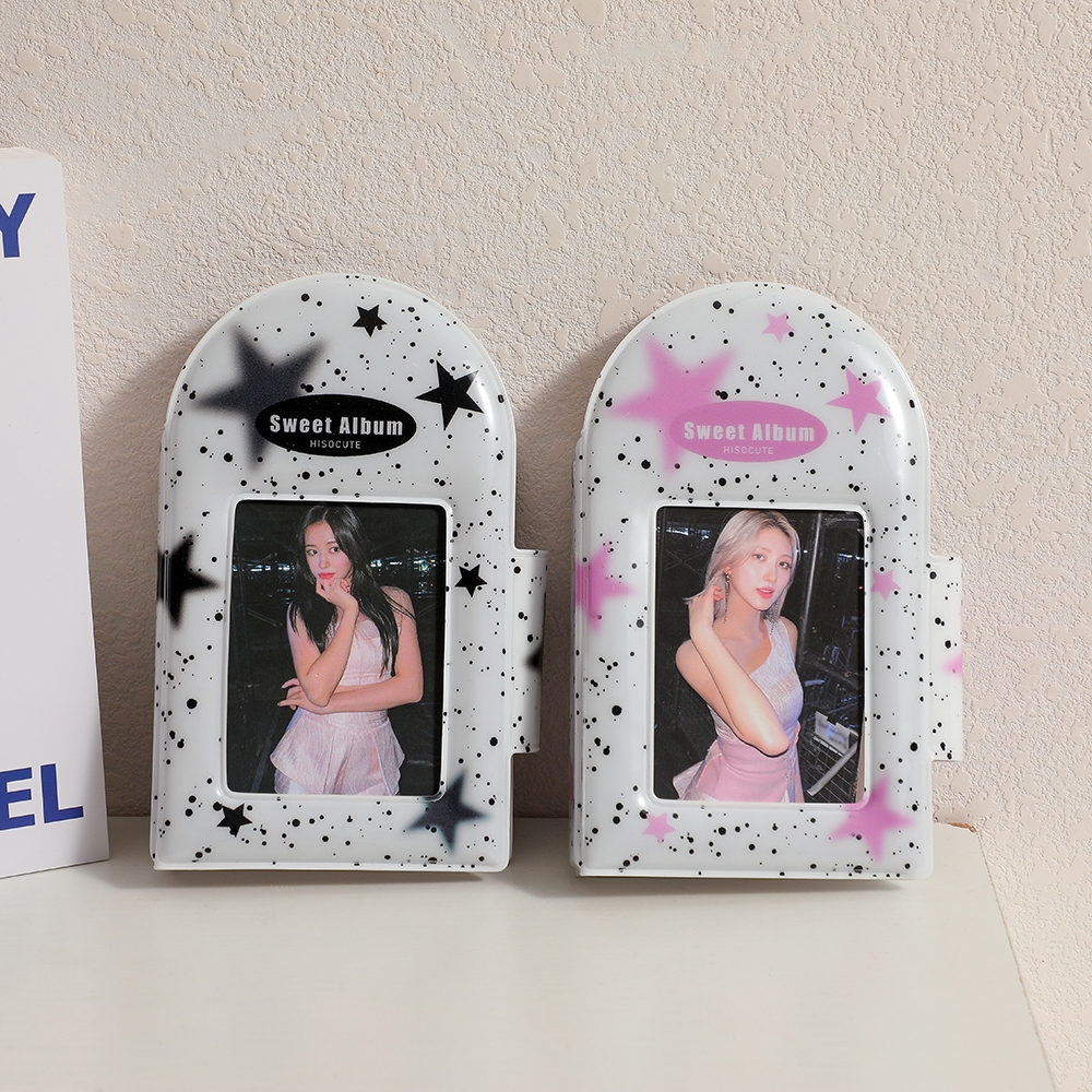อัลบั้มรูปภาพ PVC ลายศิลปินเกาหลี ไอดอลน่ารัก ขนาดเล็ก 3 นิ้ว 40 ช่อง สําหรับใส่โฟโต้การ์ด