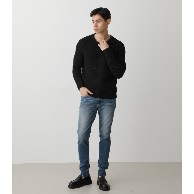 AZUL BY MOUSSY (ป้าย)เสื้อถัก/เสื้อสเวตเตอร์ถักแขนยาว แบรนด์ญี่ปุ่น มือ1 แท้💯 - รูปที่ 3