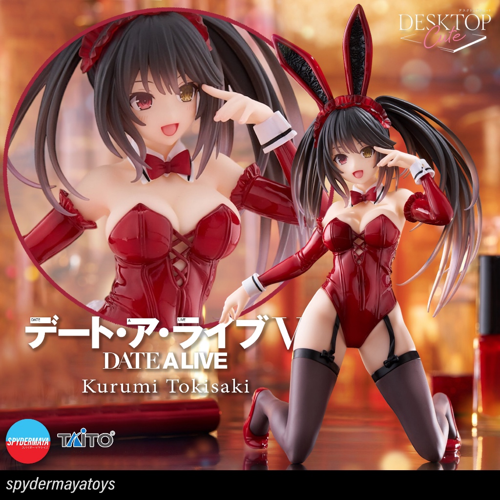 [Pre-Order] ฟิกเกอร์ Kurumi Tokisaki Bunny Ver Desktop Cute - Date A Live V - TAITO