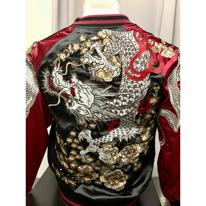 sukajan jacket เสื้อปักลายมังกร เสื้อแจ็คเก็ตญี่ปุ่น ซูกะจัน
