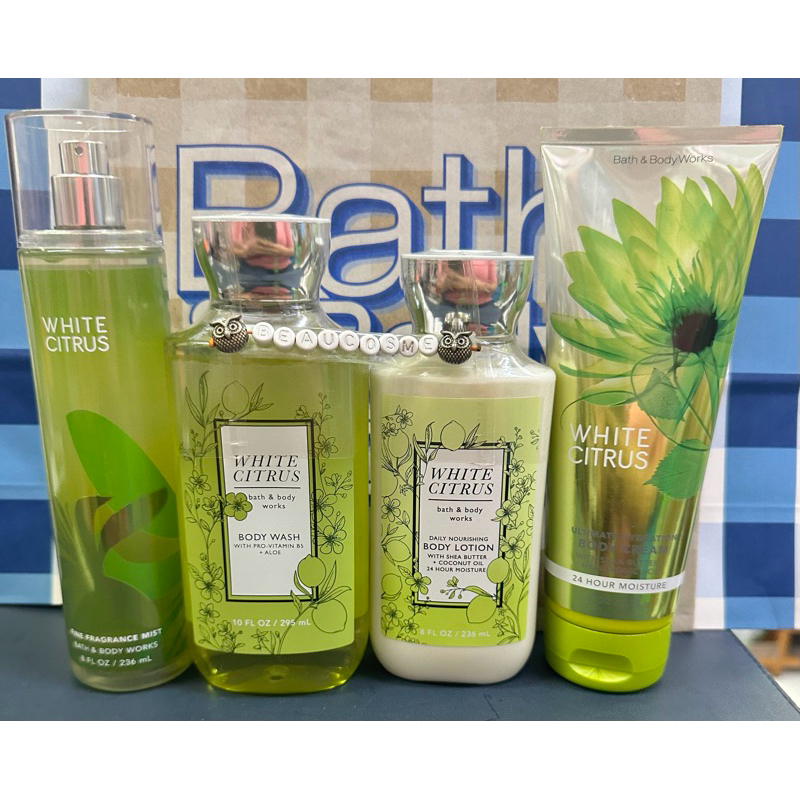 Bath&BodyWorks WHITE CITRUS 🍋‍🟩 BodyCare _ครีมทาผิว โลชั่นทาผิว เจลอาบน้ำ บอดี้สเปร์ย