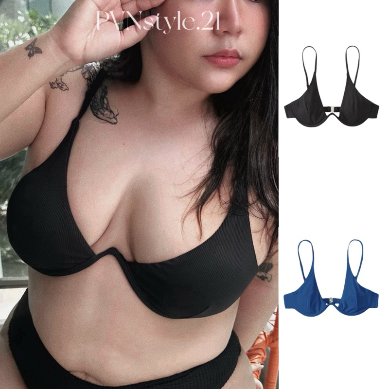 (ไซส์ใหญ่) top bikini มีโครงมีฟองน้ำในตัว อก 38-46