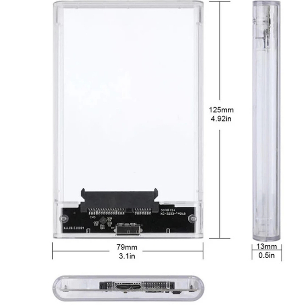 ส่งสินค้าทุกวัน กล่องใส่ HDD USB 3.0 SATA 2.5 กล่องใส่ฮาร์ดดิส ส่งถ่ายข้อมูลได้รวดเร็ว Harddisk SSD 2.5 inch USB3.0 แรง