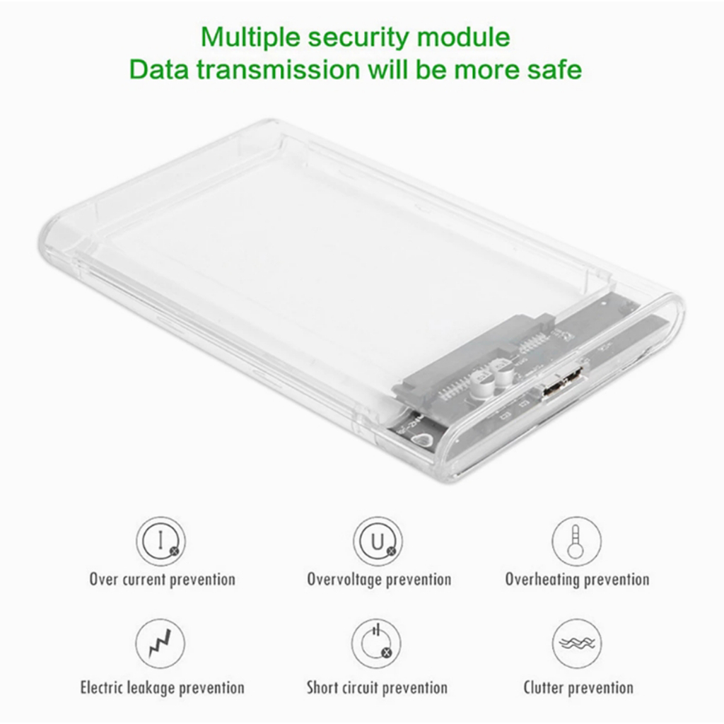 ส่งสินค้าทุกวัน กล่องใส่ HDD USB 3.0 SATA 2.5 กล่องใส่ฮาร์ดดิส ส่งถ่ายข้อมูลได้รวดเร็ว Harddisk SSD 2.5 inch USB3.0 แรง