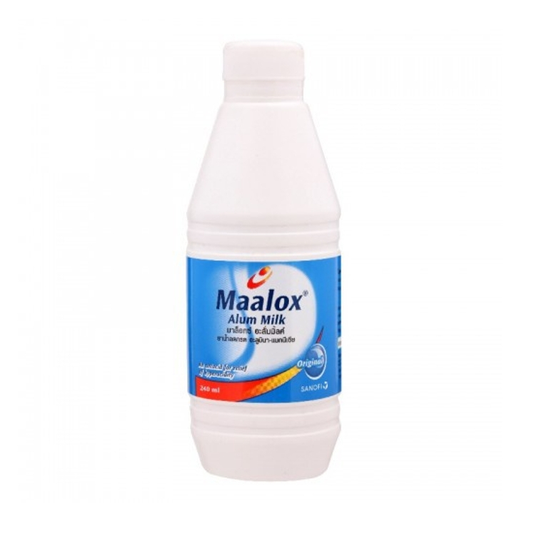 มาล็อกซ์ อลัม มิลค์ Maalox alum milk 240 cc