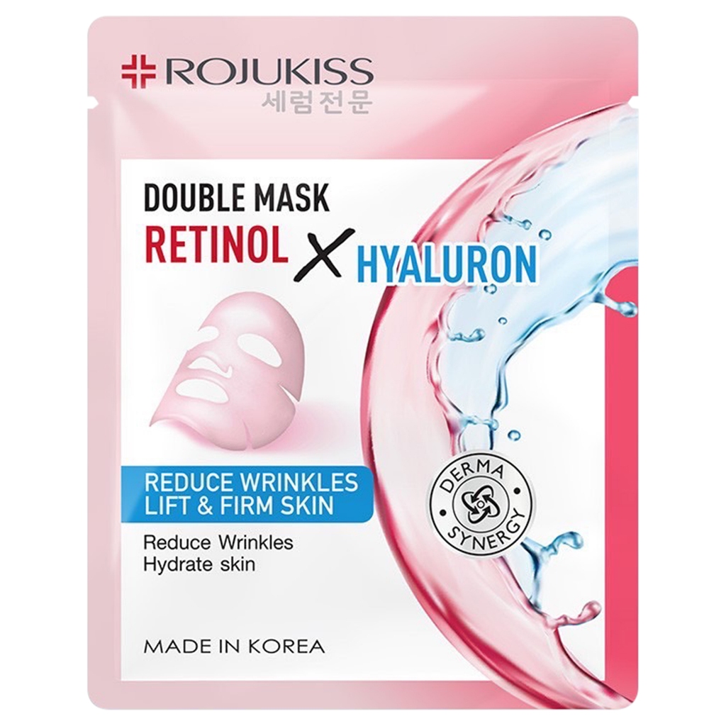 [EXCLUSIVE] ROJUKISS - Double Mask Retinol Hyaluron (25ml.) โรจูคิส ดับเบิ้ล มาส์ก เรตินอล ไฮยาลูรอน มาส์กหน้า - รูปที่ 2