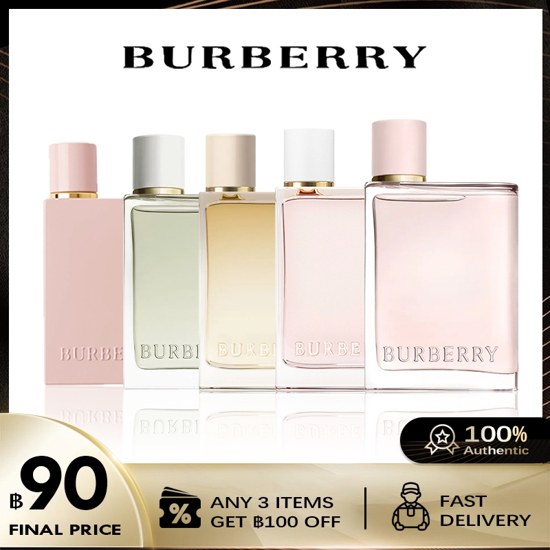 【 แจกเงินโทรฟรี】น้ำหอมขายดี Burberry Her EDP & Her Blossom EDT & Her EDT 2ml/5ml/น้ําหอมแบรนด์เนมแท
