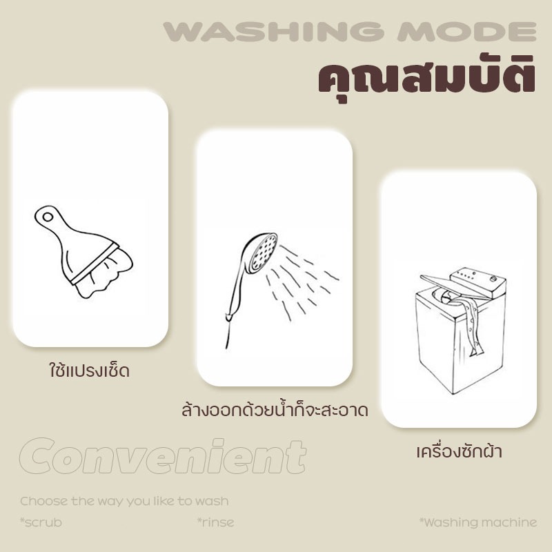 พรมปูพื้น ดูดซับน้ำ สำหรับห้องน้ำ ห้องครัว ขนาด 40 * 60 ซม. - รูปที่ 6