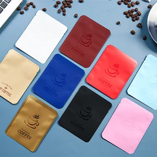 (100 ใบ)ถุงอลูมิเนียมฟอยล์สำหรับแพ็คกาแฟดริป ถุงใส่กาแฟดริป ถุงดริป