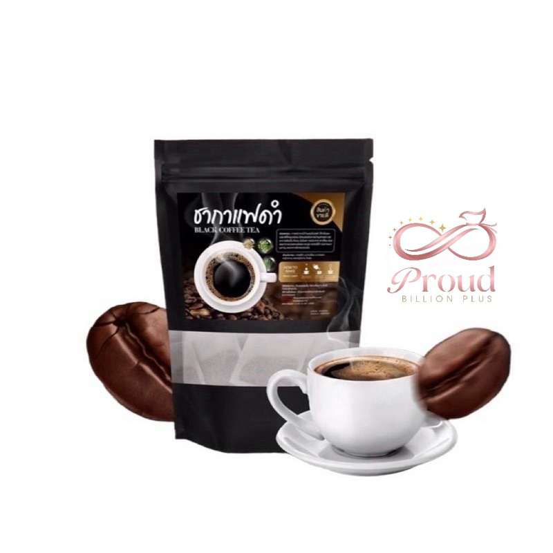 แท้ % ARAYA Black Coffee Tea ชากาแฟดำ ลดน้ำหนัก สูตรคุมหิว กาแฟดำ ชาเขียวอารยา