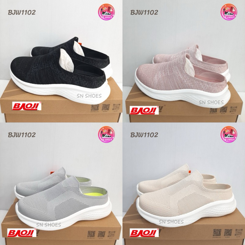 รองเท้าผ้าใบ BAOJI เเท้100% BJW 1102 รองเท้าผ้าใบผู้หญิง ไซร้ 37-41