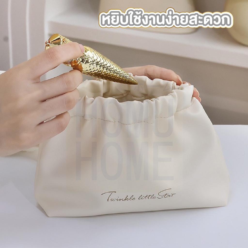 HOMUHOME กระเป๋าหนัง PU ใส่เหรียญ หูฟัง เมมโมรี่การ์ด กันน้ํา ความจุขนาดใหญ่ สําหรับเดินทาง SP2 GZ GT